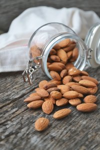 <img src="almonds.jpg" alt="natural healthy snack zero waste"