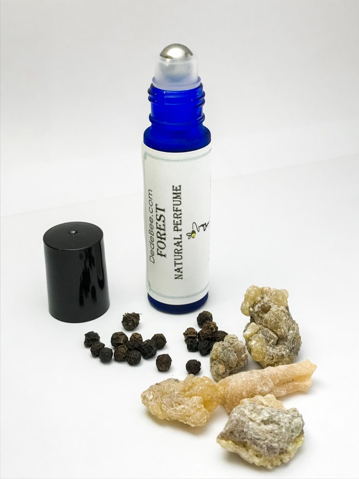 roll on handmade natural perfume aromatherapy with lavender frankincense essential oil